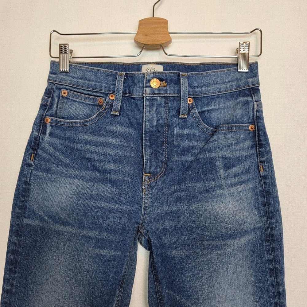 J Crew 9" Billie Demi Boot Crop Jean In Homestead Wash 26 - Picture 8 of 14